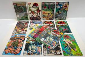 Misc. Topps Comics Jurassic Park (Most In Protective Sleeves) Very Good Condition