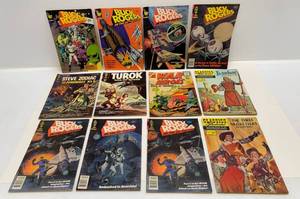Misc. 12, 25, 40, 50, 60 Cent Comics Including Buck Rogers, War Heroes And More