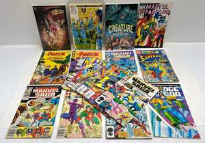 Misc. Comics Including 12 Cent Phantom & More (Some In Protective Sleeves On Card)