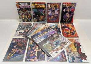 Misc. Comics Including Marvel Super-Heroes & More (In Protective Sleeves And Carded)