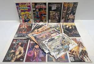 Misc. Comics Including Marvel Super-Heroes & More (In Protective Sleeves And Carded)