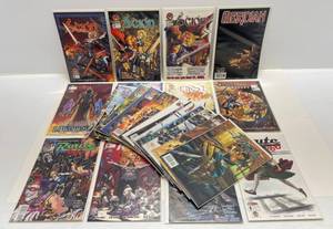 Misc. Comics Including Meridian & More (In Protective Sleeves And Carded)