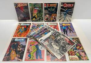 Misc. Comics Including Robin & More (In Protective Sleeves And Carded)