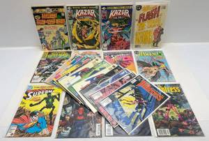 Misc. Comics Including 25, 50, 75 Cent & More (In Protective Sleeves And Carded)