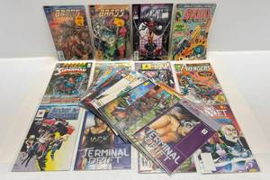Misc. Comics Including 25 Cent Skull & More (In Protective Sleeves)