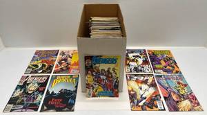 Half Box Of Misc. Comics Including Ghost Rider & More