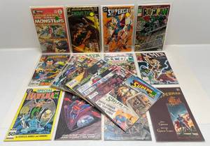 Misc. Comics Including Swamp Thing & More (In Protective Sleeves And Carded)