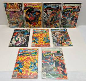 Misc. 50 Cent Comics Including Superman & More (In Protective Sleeves And Carded)