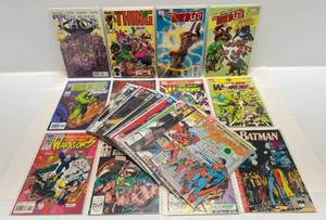 Misc. Comics Including The Thing & More (In Protective Sleeves And Carded)