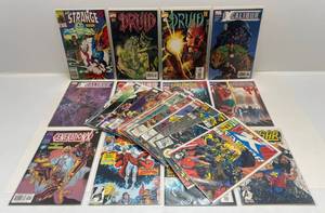 Misc. Comics Including Dr. Strange & More (In Protective Sleeves And Carded)