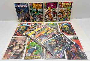 Misc. Comics Including Batgirl & More (In Protective Sleeves And Carded)