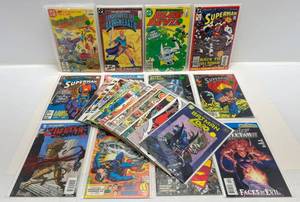 Misc. Comics Including Superman & More (In Protective Sleeves And Carded)