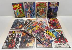 Misc. Comics Including Whiz Comics Capt. Marvel & More (In Protective Sleeves And Carded)