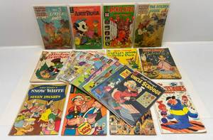 Misc. 10, 12, 15, 25, 30 Cent Comics Including Walt Disneys Cinderella & More (Most In Protective Sleeves And Carded)