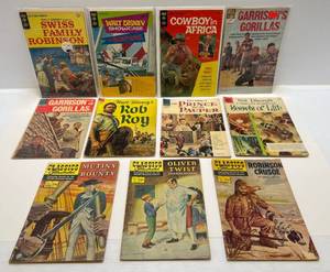 Misc. 10, 12, 15, 25 Cent Comics Including Rob Roy & More