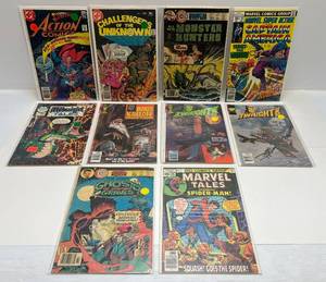 Misc. 35 Cent Comics Including Superman Action Comics & More (In Protective Sleeves And Carded)