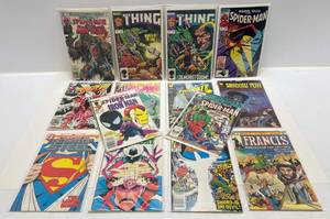 Misc. 60, 75 Cent Comics Including Spiderman & More (In Protective Sleeves And Carded)