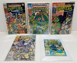 Misc. Vintage TMNT Comics & More (In Protective Sleeves And Carded)