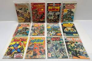 Misc. 15, 25, 30, 35, 40 Comics Including Fightin Marines & More (In Protective Sleeves And Carded)