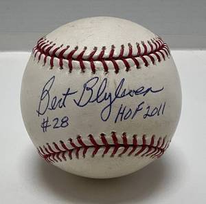 Autographed Bert Blyleven Baseball