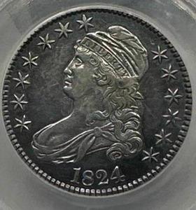 1824 Capped Bust Half Dollar