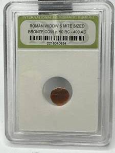 Romans Widows Mite Biblical Coin