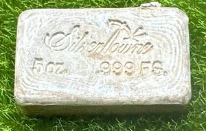 Vintage 5oz .999 Silver Bar