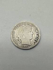 1906 Barber Dime