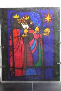 lot 39 image: Flexo Printing of Three Wise Men Unframed.