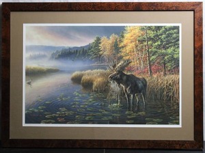 lot 82 image: James Meger, Moose print