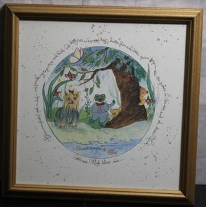 lot 89 image: Please God Bless 1993, D Morgan Print
