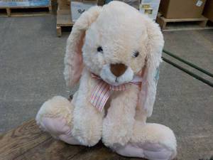 lot 24 image: large Stuffed Rabbit new with tags