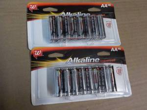 lot 76 image: 2 x 16 packs AA Alkaline Supercell Batteries 32 total