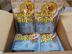 lot 171 image: 10 x 14 oz bags Kibbles Delight Dog Food