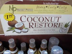 lot 175 image: Coconut Restore box of 37 Sample Products - 6 variety