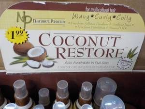 lot 176 image: Coconut Restore box of 37 Sample Products - 6 variety