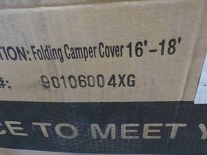lot 182 image: Folding Camper Cover 16 ft- 18 ft
