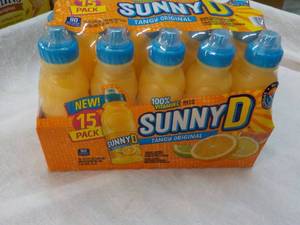 lot 229 image: 15 pack Sunny D Tangy Original 11.3 oz Bottles