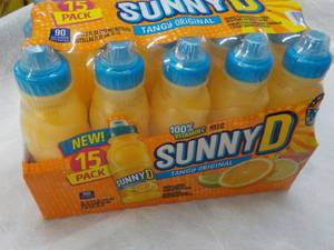 lot 231 image: 15 pack Sunny D Tangy Original 11.3 oz Bottles