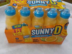 lot 232 image: 15 pack Sunny D Tangy Original 11.3 oz Bottles