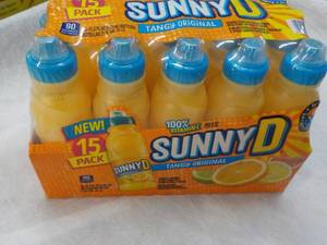 lot 233 image: 15 pack Sunny D Tangy Original 11.3 oz Bottles