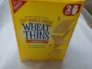 lot 235 image: 2 x 20 oz Bags Nabisco Wheat Thins