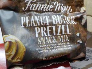 lot 244 image: 12 x 2.3 oz Bags Fannie May Peanut Butter Pretzels past best date