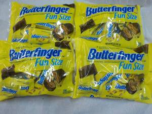 lot 268 image: 4 x 10.0 oz bags Butterfinger Fun Size Bars past best date