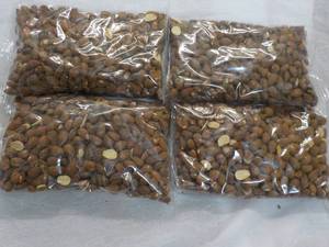 lot 271 image: 4 x 16 oz Bags Roasted No Salt Added Whole Almonds