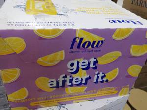 lot 285 image: 12 x 16.9 oz Flow Vitamin Infused Water with Vitamin C and Zinc
