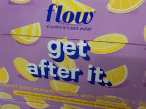 lot 286 image: 12 x 16.9 oz Flow Vitamin Infused Water with Vitamin C and Zinc