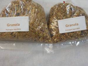 lot 293 image: 2 x 2 lb. Bags Sun Ridge Farms Granola with Blueberries