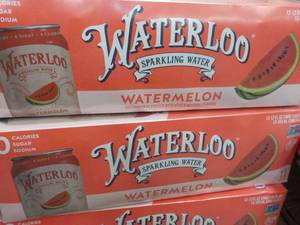 lot 320 image: 2 x 12 packs Waterloo Watermelon Sparking Water