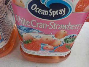 lot 324 image: 2 x 96 oz Jugs Ocean Spray White Cran-Strawberry best date 112023